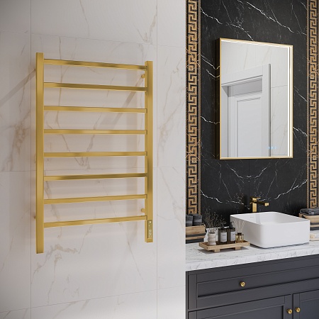 Ватикан П8 500х850 Электро Полотенцесушитель TERMINUS Брашированное золото Чапаевск - фото 3 Ватикан П8 500х850 Электро Полотенцесушитель TERMINUS Брашированное золото Чапаевск - фото 3