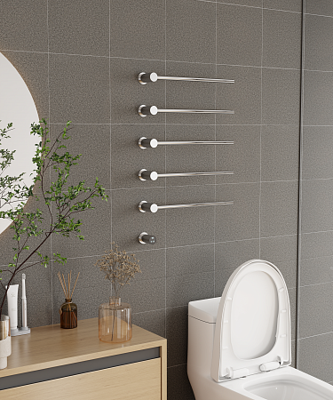 Аккорд П5 500х800 электро Полотенцесушитель TERMINUS Нержавеющая сталь Чапаевск - фото 5